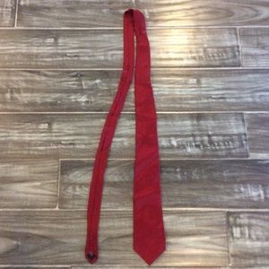 Satin Red Necktie